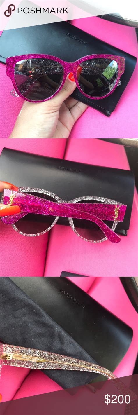 ysl glitter sunglasses|YSL sunglasses costco.